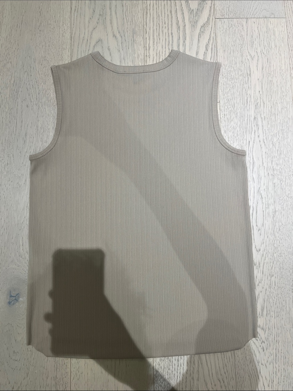 rag & bone Beige Ribbed Sleeveless Tank - Picture 4 of 4